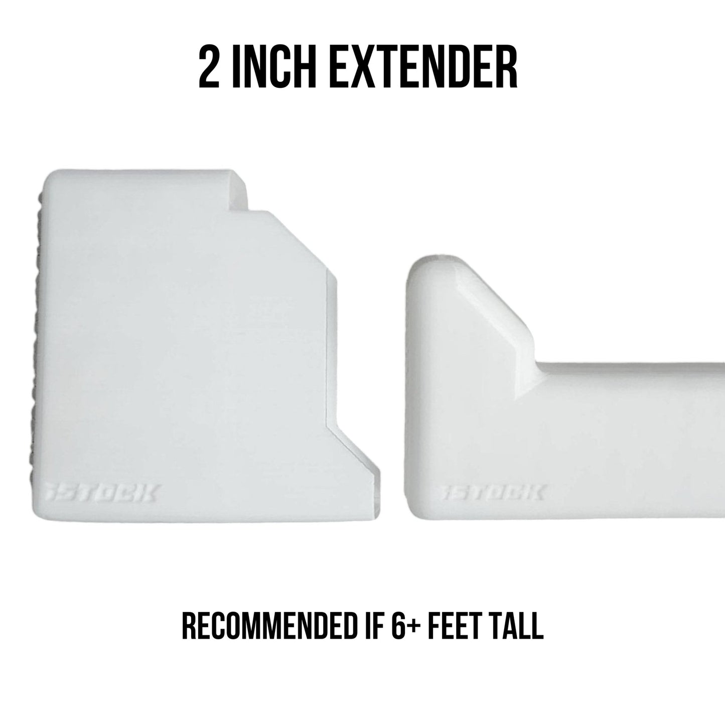 iSTOCK VR Gunstock: Pixel - Precise Accuracy and Lightning - Fast Movements for Quest - Psvr2 - Index - iSTOCK VR - Right extender attachment that lengths istock vr