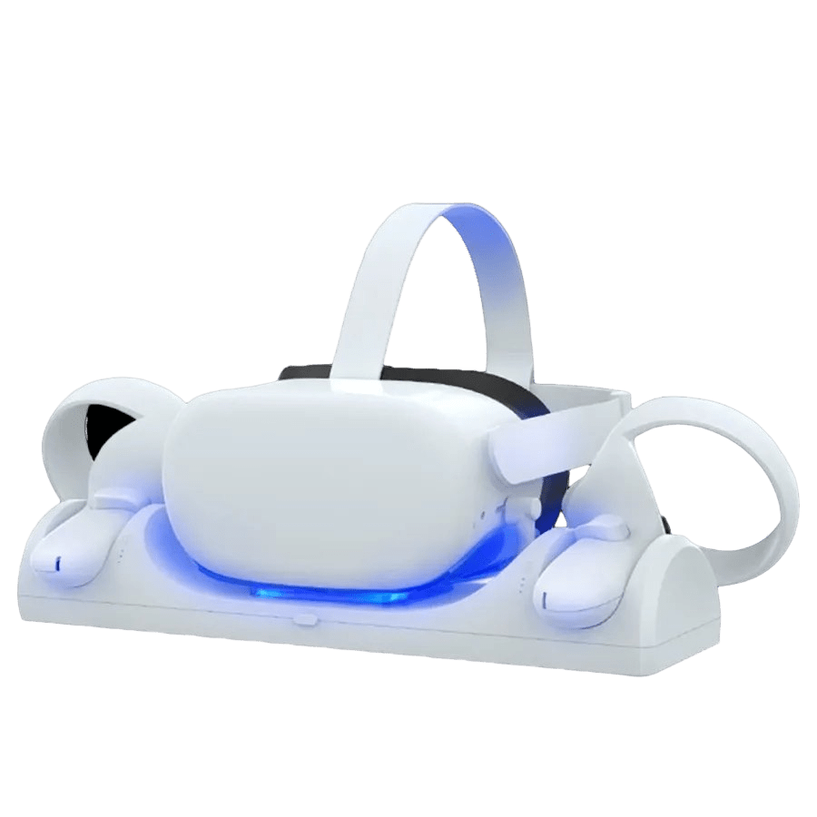 VR Bundle - iSTOCK Quest 2 & 3 - Quest 2 Headset strap - Quest 2 Charging dock - iSTOCK VR -