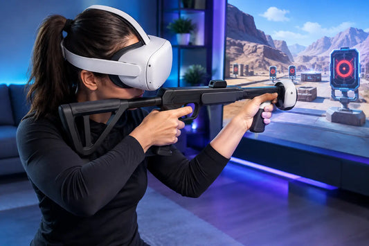Left Handed VR Gunstock for Faster Target Aim