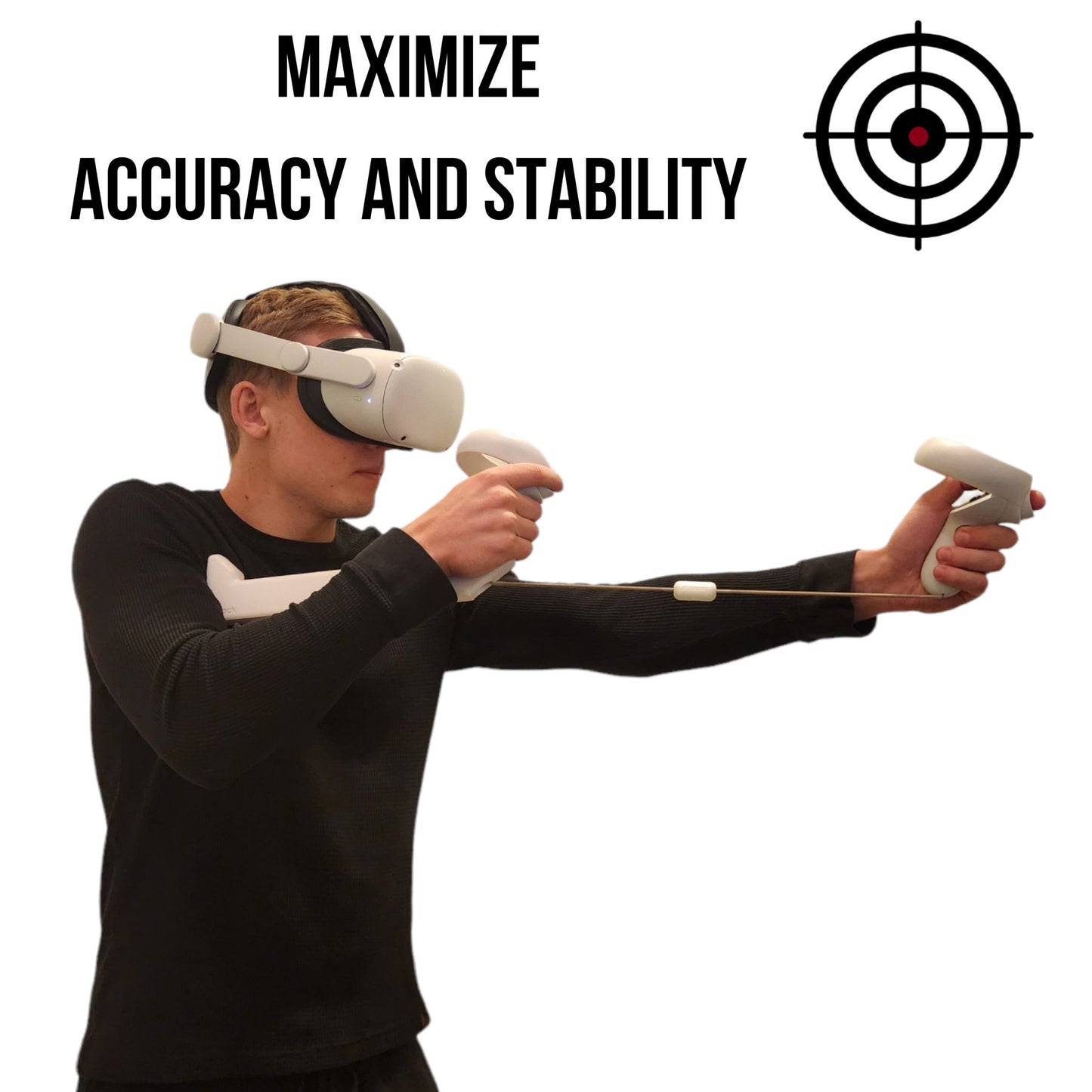 iSTOCK VR Gunstock: Pixel - Precise Accuracy and Lightning - Fast Movements for Quest - Psvr2 - Index - iSTOCK VR - Right