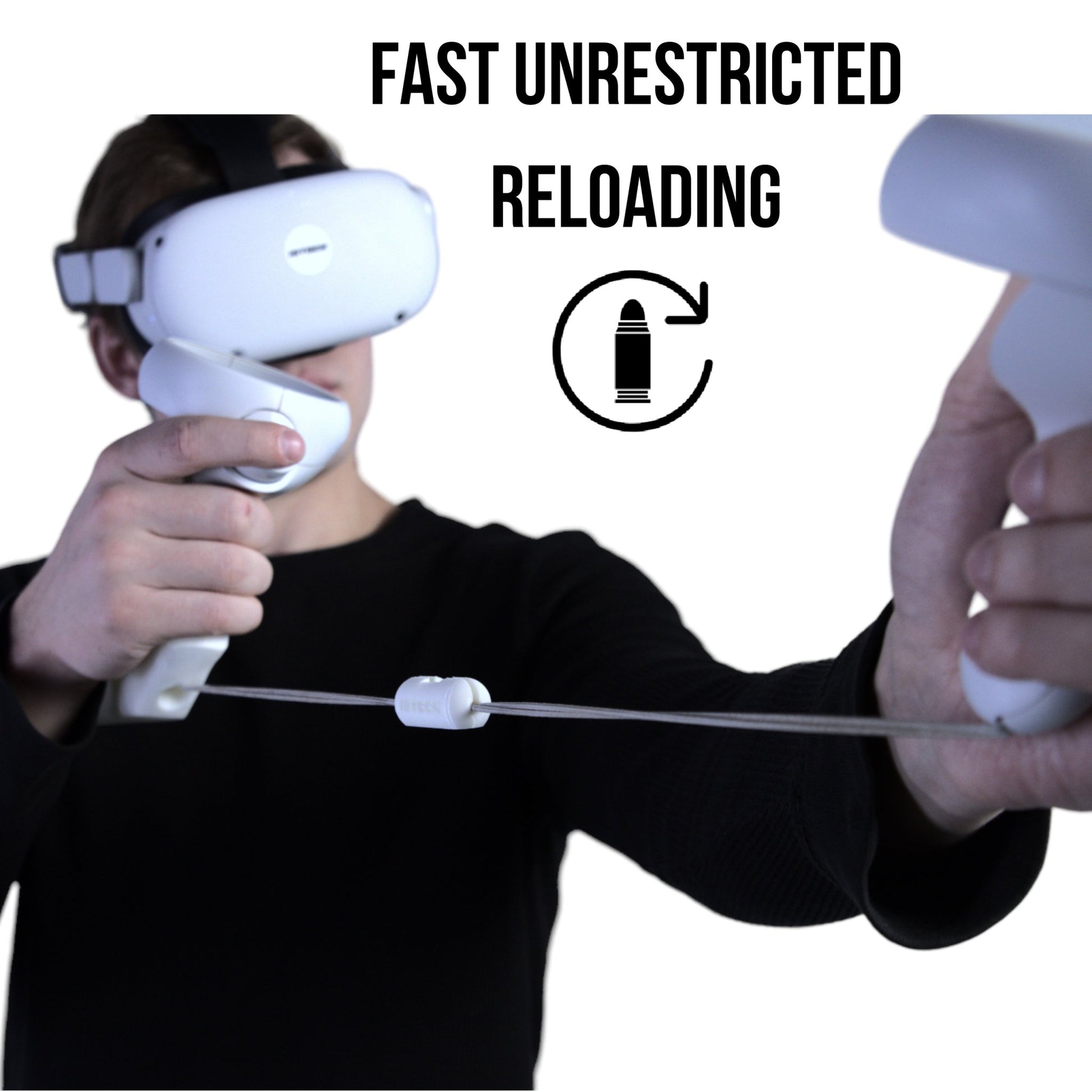 iSTOCK VR Gunstock: Pixel - Precise Accuracy and Lightning - Fast Movements for Quest - Psvr2 - Index - iSTOCK VR - Right